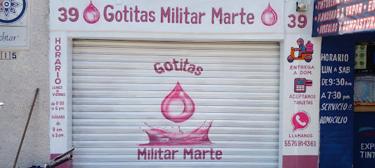 Gotitas Militar Marte