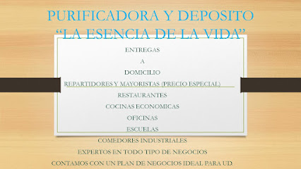 Purificadora De Agua Y Depósito La Esencia De La Vida